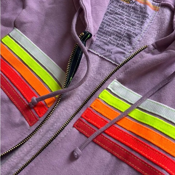 Aviator Nation 5 stripe SET mauve - Picture 4 of 4